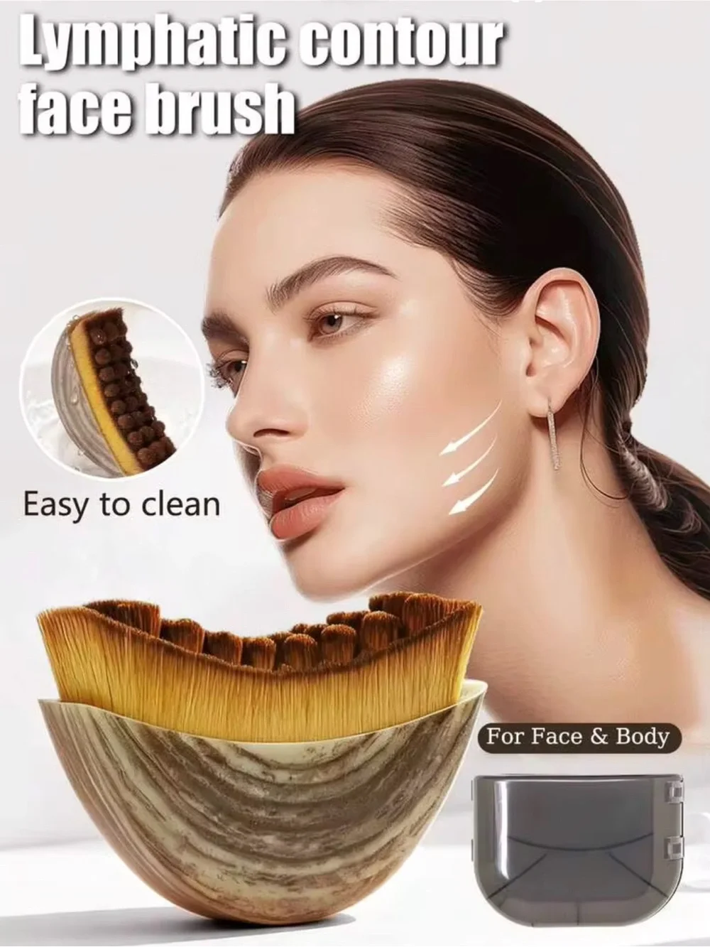 Buy now! Lymphatic contour brush with case